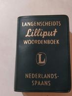 Langenscheidts Lilliput Woordenboek Nederlands-Spaans, Gelezen, Ophalen of Verzenden, Overige uitgevers, Nederlands