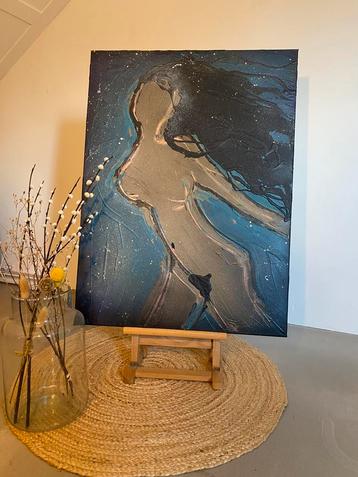 Schilderij ‘nachtvlinder’ 80X60 beschikbaar voor biedingen
