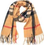 Geruite Sjaal - beige, Kleding | Dames, Mutsen, Sjaals en Handschoenen, ., Nieuw, Ophalen of Verzenden, .