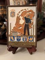 Cloisonne tegel Porceleyne Fles Delft zeldzaam, Antiek en Kunst, Antiek | Wandborden en Tegels, Ophalen of Verzenden