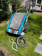 Thule chariot cx 2 fietskar hardloopwiel twee koppelstukken, Fietsen en Brommers, Fietsaccessoires | Aanhangers en Karren, Ophalen