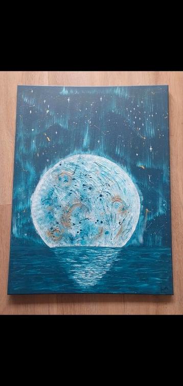 Natuur schilderij, abstract  beschikbaar voor biedingen