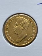 Gouden vijfje 1827 Utrecht schaars Willem 1, Postzegels en Munten, 5 gulden, Koning Willem I, Losse munt, Goud