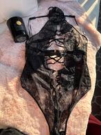 Hunkemoller private collection body zwart kant, Hunkemöller, Verzenden, Zwart, Body of Korset