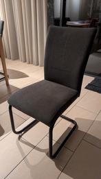 Henders en Hazel 6x eetkamerstoelen Django oranje & grijs, Ophalen, Gebruikt, Overige kleuren, Metaal