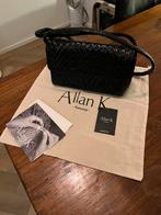 Allan K zwart leren tas caroline, Sieraden, Tassen en Uiterlijk, Tassen | Damestassen, Ophalen of Verzenden, Zo goed als nieuw