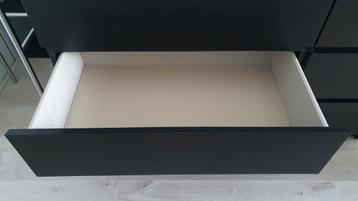 Ikea MALM ladekast zwartbruin zgan - afbeelding 3