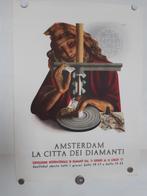 Originele Poster Doeve Diamantstad Amsterdam in Italiaans, Verzenden, A1 t/m A3, Overige onderwerpen, Rechthoekig Staand
