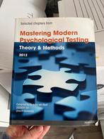 Mastering Modern Psychological Testing - Theorie & Methoden, Boeken, Ophalen of Verzenden, Beta, Gelezen, WO