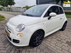 Fiat 500 0.9 TwinAir Turbo, Nieuwe Apk, Nap, Zeer netjes Inr, Voorwielaandrijving, Gebruikt, Leder en Stof, Wit