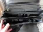 Zwart leren akte tas, Computers en Software, Laptoptassen, Ophalen, 17 inch of meer, Zo goed als nieuw, Aktetas
