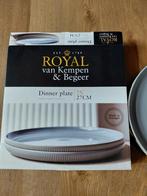 AH Royal van Kempen & Begeer, 2 borden 27 cm, Ophalen of Verzenden, Nieuw, Effen, Bord(en)