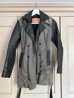 Goosecraft jas van leer en stof, Goosecraft, Ophalen of Verzenden, Maat 36 (S), Gedragen