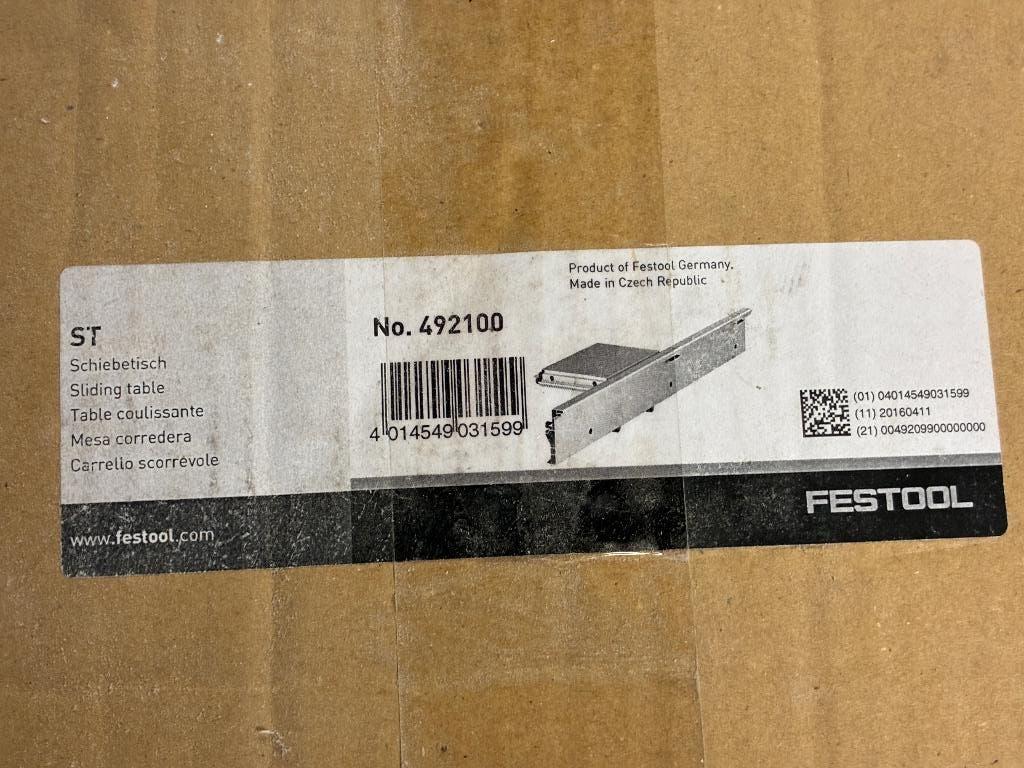 Festool Schuiftafel, Invalzaag, Nieuw, Ophalen of Verzenden, 30 tot 70 mm