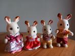 Sylvanian families chocolade konijn familie compleet, Kinderen en Baby's, Speelgoed | Poppenhuizen, Ophalen of Verzenden, Zo goed als nieuw