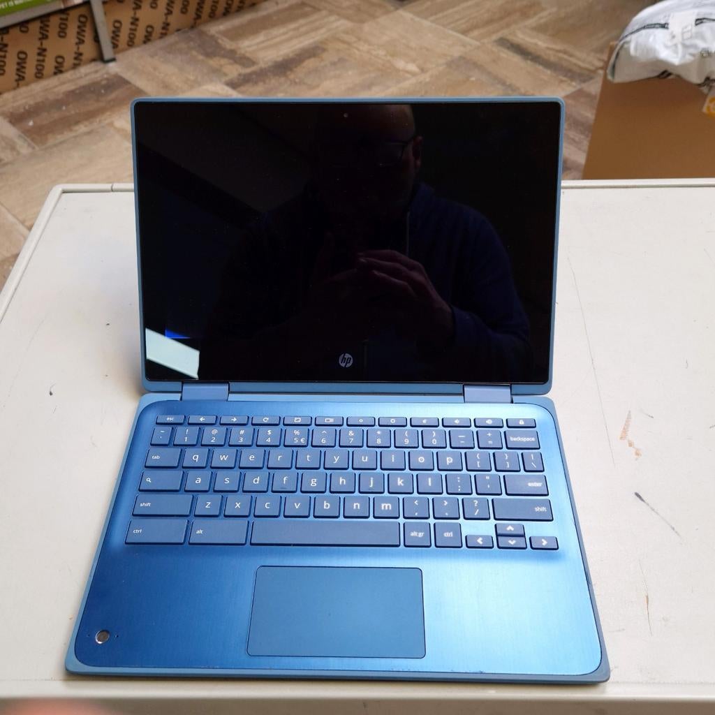 HP Chromebook x360 12b - Blauw - Touchscreen, Computers en Software, Ophalen, Qwerty, Touchscreen, HP
