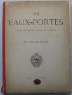 Map met 9 schetsen van William Unger van bekende meesters., Antiek en Kunst, Ophalen of Verzenden