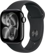 Apple Watch 11 Wifi + 5G - 42mm -Jet Black Al Black SB S/M, Hoogte, Apple Watch ⌚️, Zwart, IOS