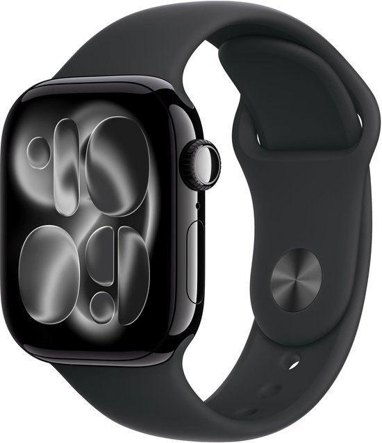 Apple Watch 11 Wifi + 5G - 42mm -Jet Black Al Black SB S/M, Sieraden, Tassen en Uiterlijk, Smartwatches, Nieuw, iOS, Zwart, Afstand