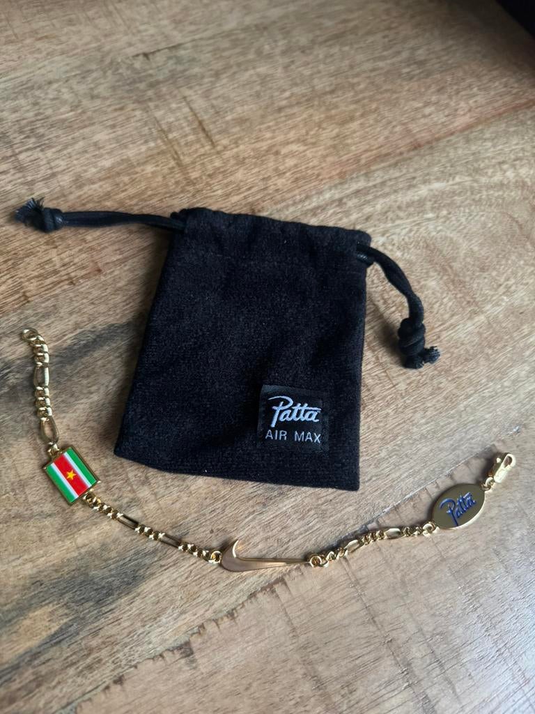 Nike X Patta Bracelet “Gold”, Sieraden, Tassen en Uiterlijk, Kettingen, Nieuw, Ophalen of Verzenden, Goud, Overige materialen