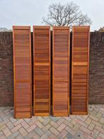 Set van 4 houten louvre deuren, Ophalen, Gebruikt, Minder dan 80 cm, Binnendeur