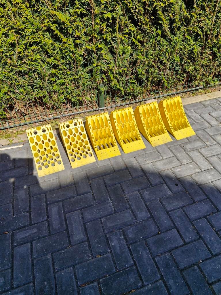 Kunststof wielblok 6 stuks, Ophalen of Verzenden