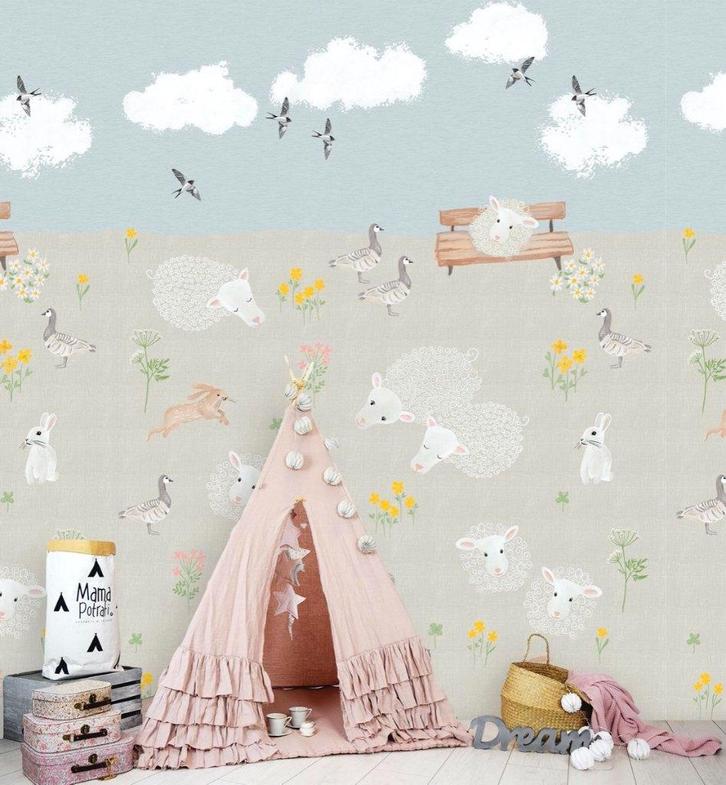 Sam&Luca/Sofie&Junar/Morris&Mila behang, Huis en Inrichting, Stoffering | Behang, 75 m² of meer, Verzenden