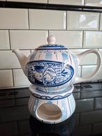 Blond Amsterdam theepot met warmhouder, Huis en Inrichting, Ophalen of Verzenden