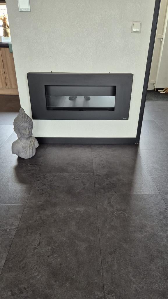 Sfeerhaard met 8 liter bio-ethanol - Zo goed als nieuw, Ophalen, Zo goed als nieuw, Hangende haard, Gelhaard