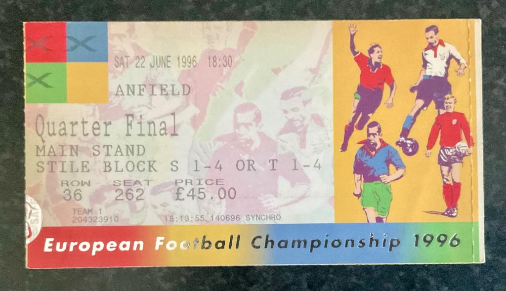 Voetbalkaartje EK 1996: Nederland - Frankrijk, Verzamelen, Ophalen of Verzenden, Zo goed als nieuw, Overige binnenlandse clubs