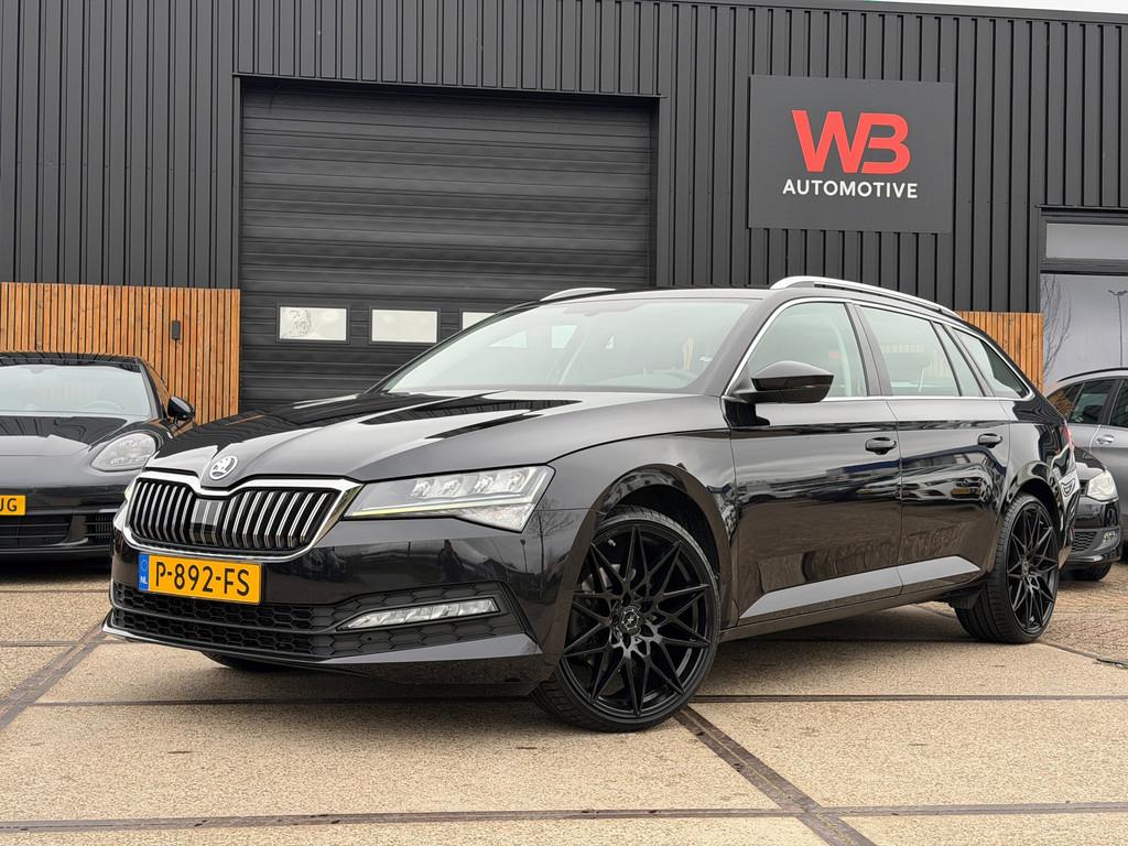 Skoda Superb Combi 1.5 TSI ACT Business Edition Cruise Clima, Auto's, Stof, 4 cilinders, 150 pk, Zwart