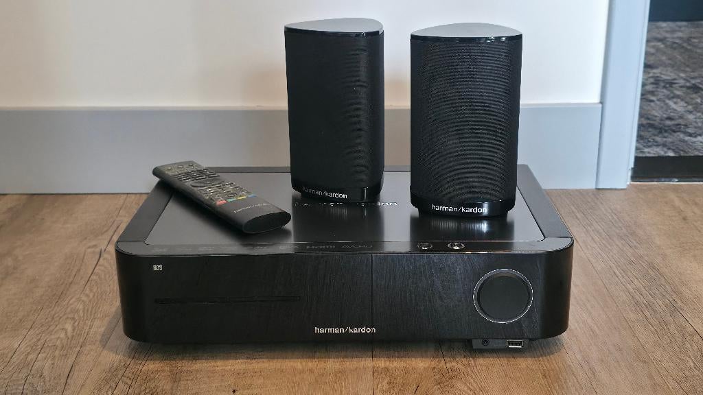 Harman Kardon HKTS 2 BQ satellietspeakers, Overige merken, Gebruikt, Ophalen of Verzenden, 60 tot 120 watt