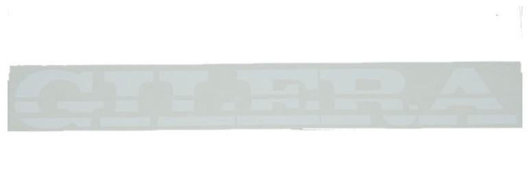 Sticker Gilera Runner woord [ gilera ] 23cm wit 10081941, Ophalen of Verzenden, Veen, Info@veen.nl, Veen