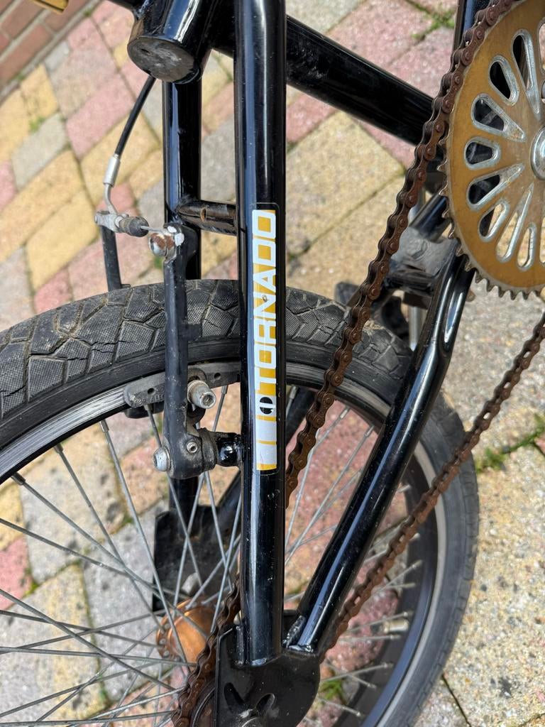 Stoere Tornado stunt crossfiets, Fietsen en Brommers, Fietsen | Crossfietsen en BMX, Ophalen, Gebruikt, Staal, Velgrem
