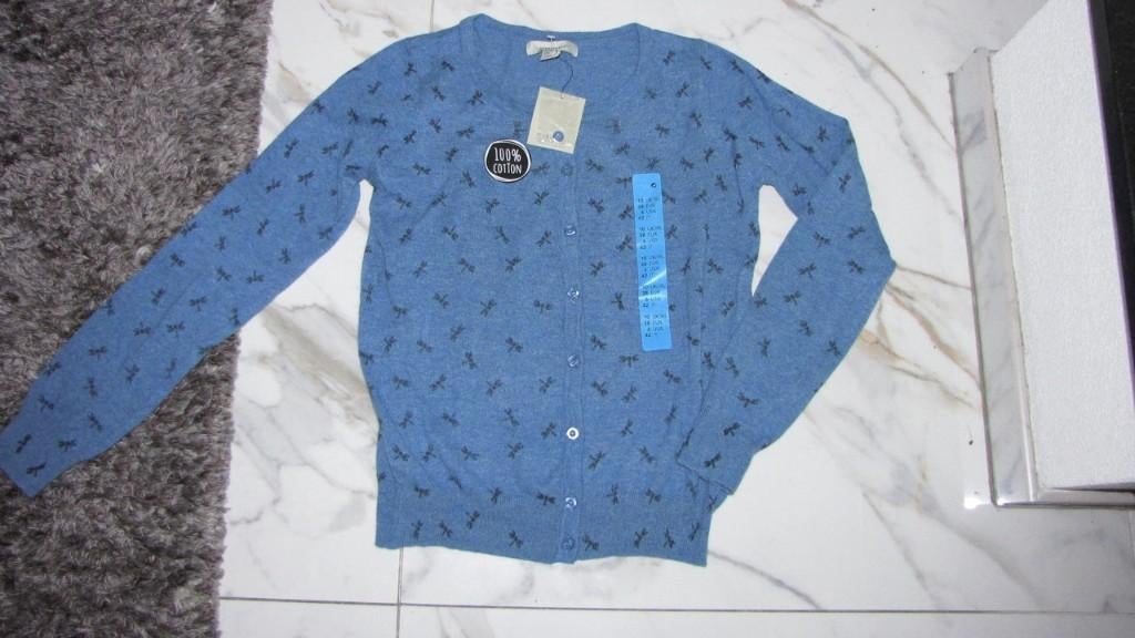 38 ATMOSPHERE libellle vest *nieuw*, Ophalen of Verzenden, Nieuw, Maat 38/40 (M), Blauw