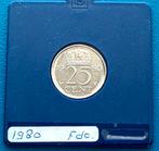 25 cent 1980 - Juliana UNC, Verzenden, Koningin Juliana, 25 cent, Losse munt