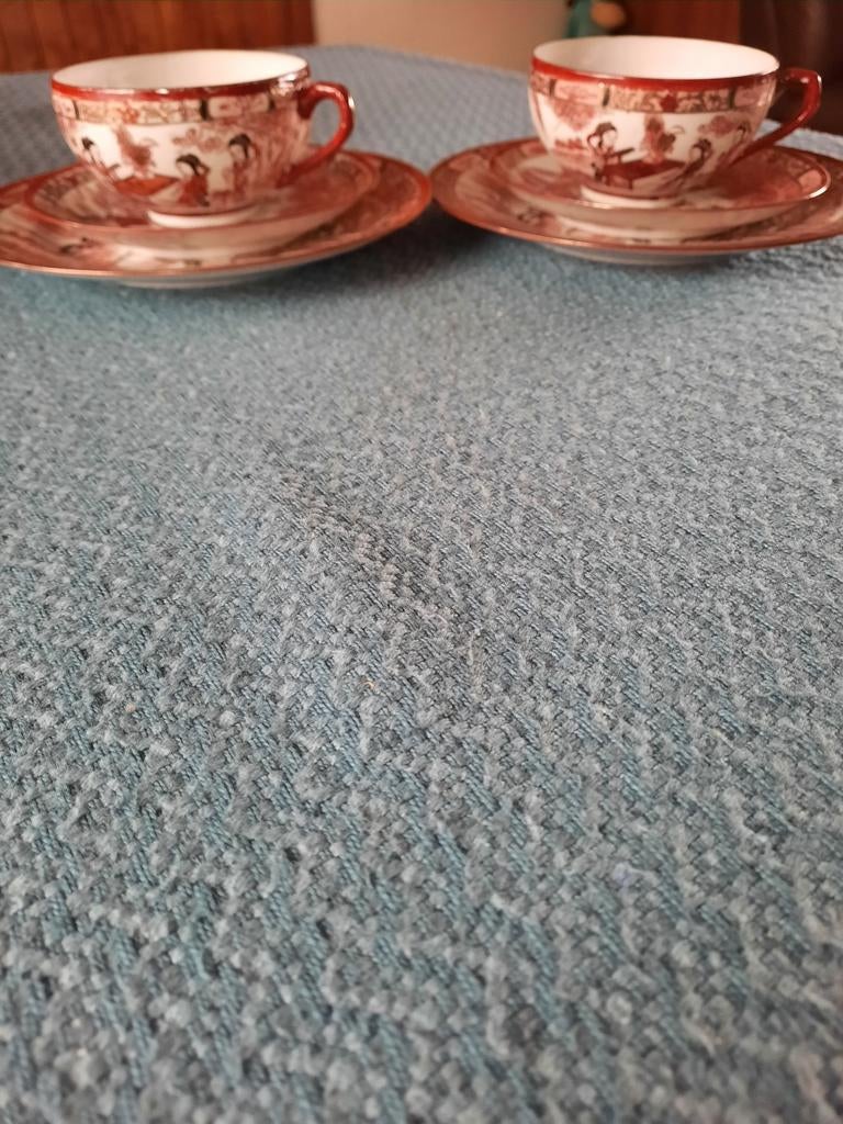 2 Khutani Japans eierschaal ontbijtsetjes - Onbeschadigd, Ophalen of Verzenden