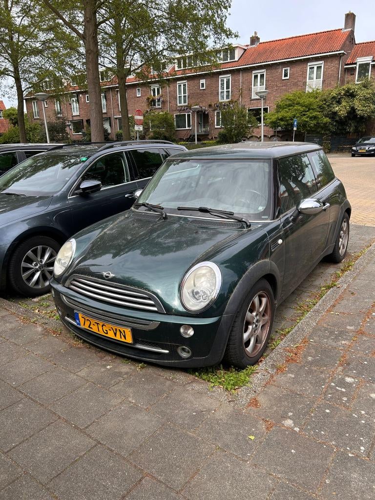 Mini 1.6 16V Cooper AUT 2006 Groen, Auto's, Zwart, 4 cilinders, 4 stoelen, 115 pk