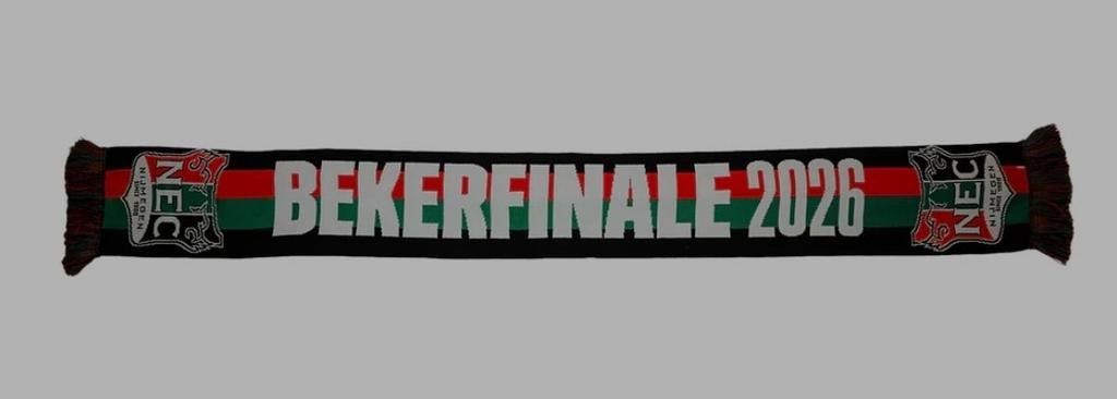 🟢🔴⚫️ NEC Bekerfinale sjaal 🟢🔴⚫️, Verzamelen, Ophalen of Verzenden, Nieuw, Overige binnenlandse clubs, Vaantje of Sjaal