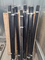 Zwarte hekwerk paaltjes - Diverse maten beschikbaar, Ophalen of Verzenden, Gebruikt, IJzer, Overige typen