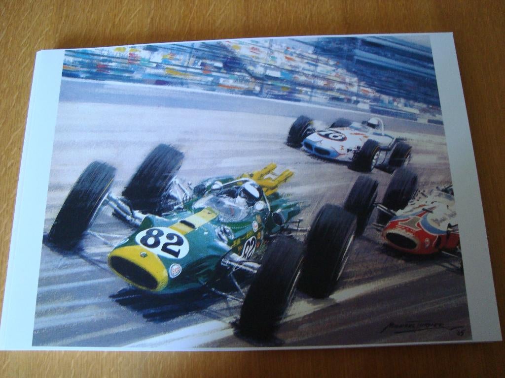 Race auto plaat 42-30 cm, Ophalen of Verzenden, Nieuw, Auto's