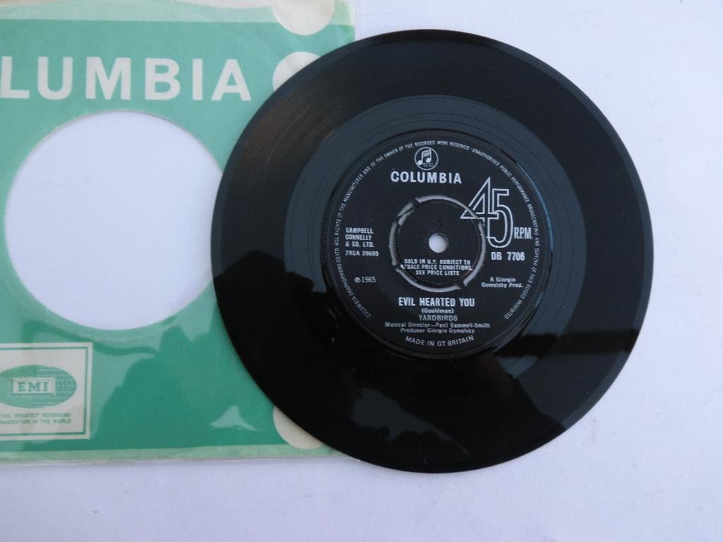 The Yardbirds  Evil hearted you, 7 inch, Single, Ophalen of Verzenden, Zo goed als nieuw