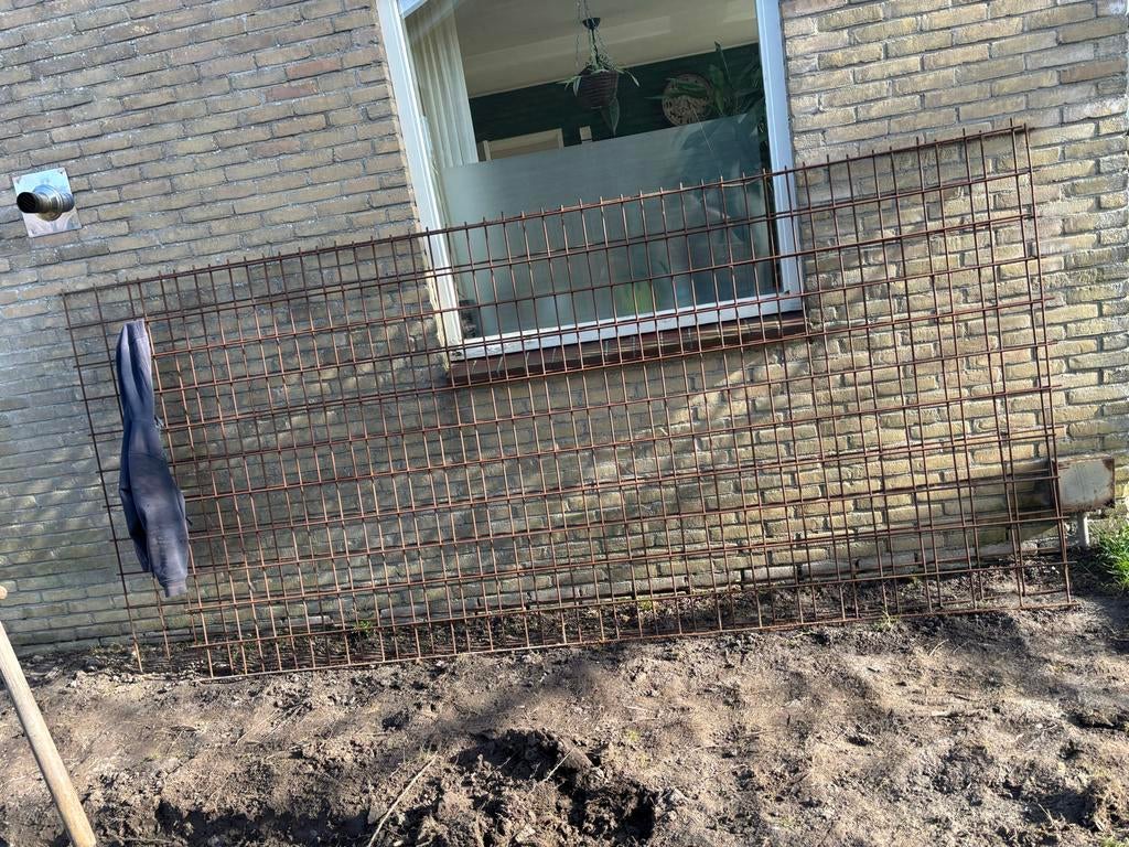 Betonstaalmat, Ophalen, Gebruikt, IJzer