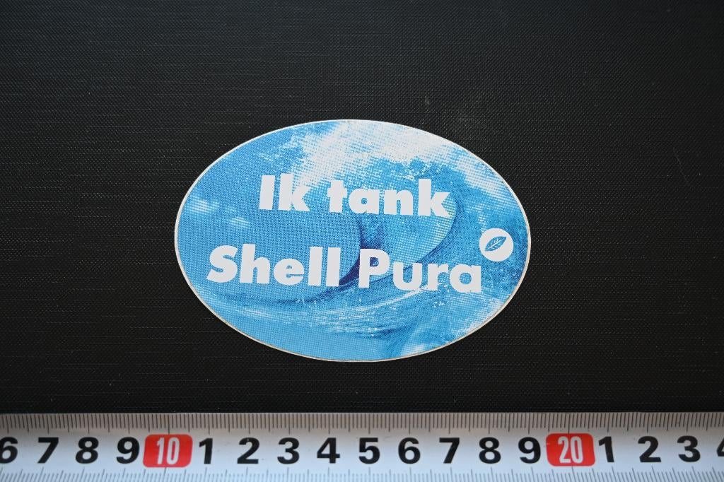 sticker ik tank shell pura, Verzamelen, Stickers, Ophalen, Zo goed als nieuw