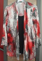 Dames set - blouse&top in eens - maat 42 - rood,zwart,wit,, Maat 42/44 (L), Ophalen of Verzenden, Zo goed als nieuw, BASSINI