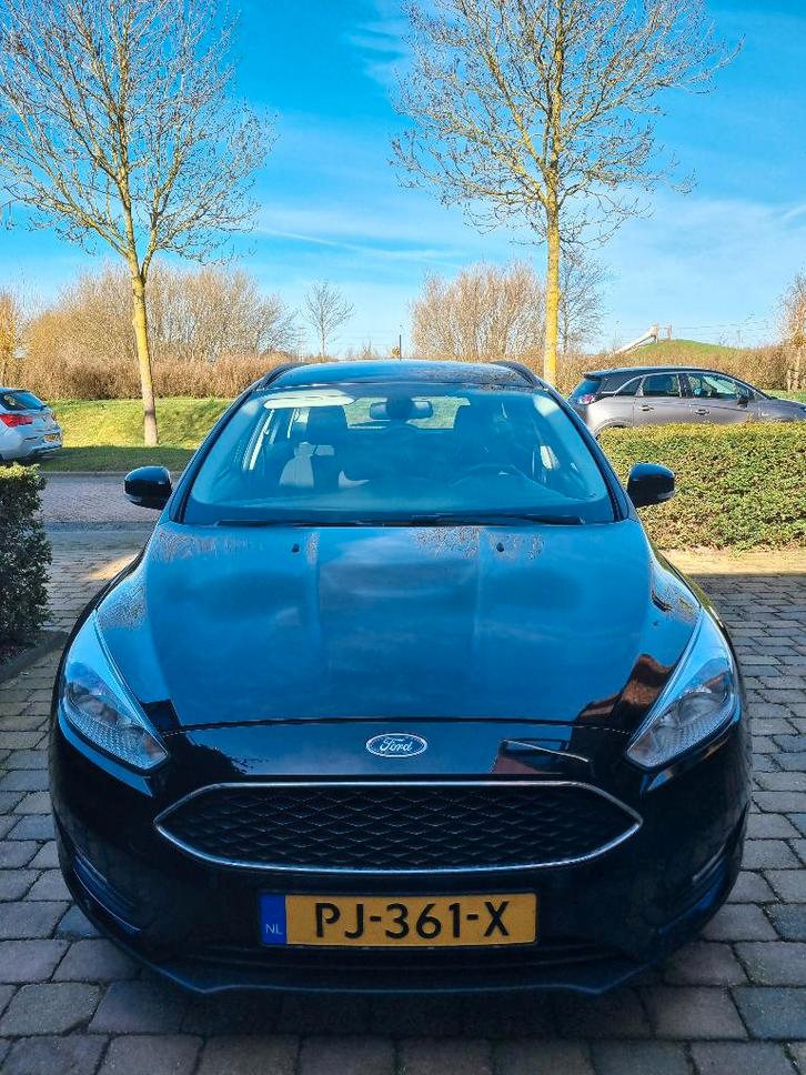 Ford Focus 1.0 Ecoboost 125pk 2017 Zwart, Auto's, Ford, Particulier, Focus, Benzine, A, Stationwagon, Handgeschakeld, Origineel Nederlands