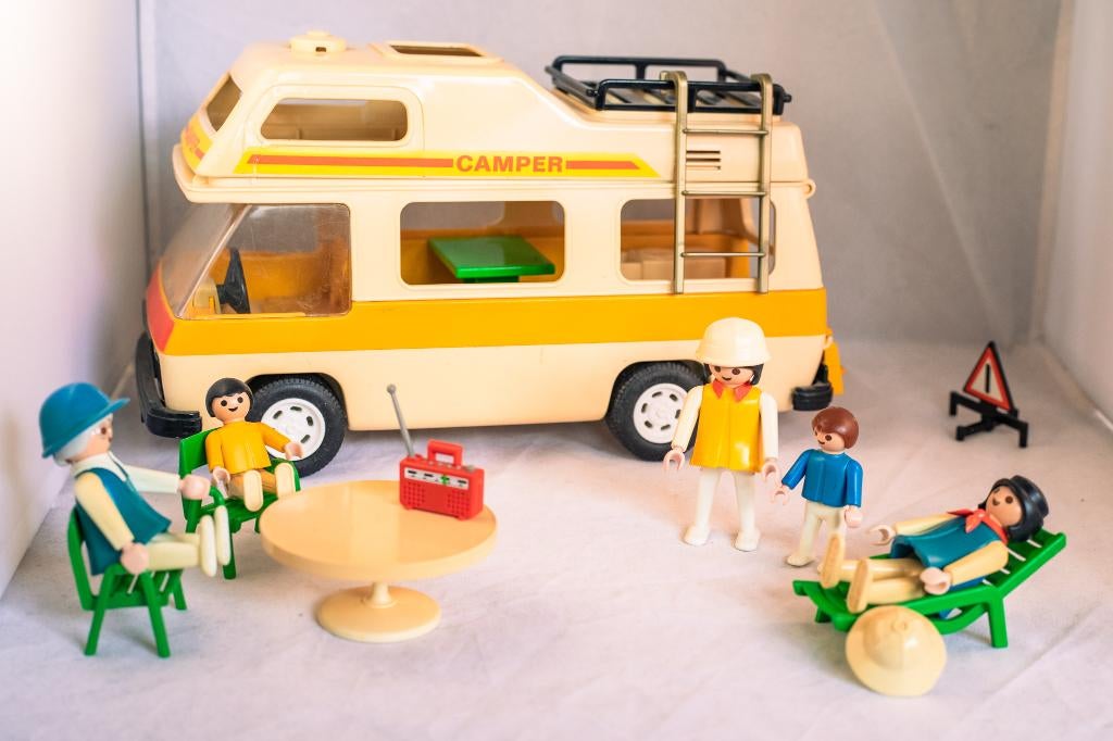 Playmobil Vintage camper, Ophalen of Verzenden, Gebruikt, Complete set