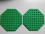 nr. 8020, 8 kantplaat met gat, 2 stuks 89523, Ophalen of Verzenden, Zo goed als nieuw, Complete set, Lego
