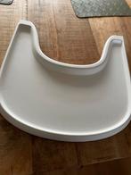 🧡 Eetblad Wit Tray Stokke Tripp Trapp Kinderstoel 🩵, Ophalen of Verzenden, Gebruikt, Meegroeistoel, Afneembaar eetblad