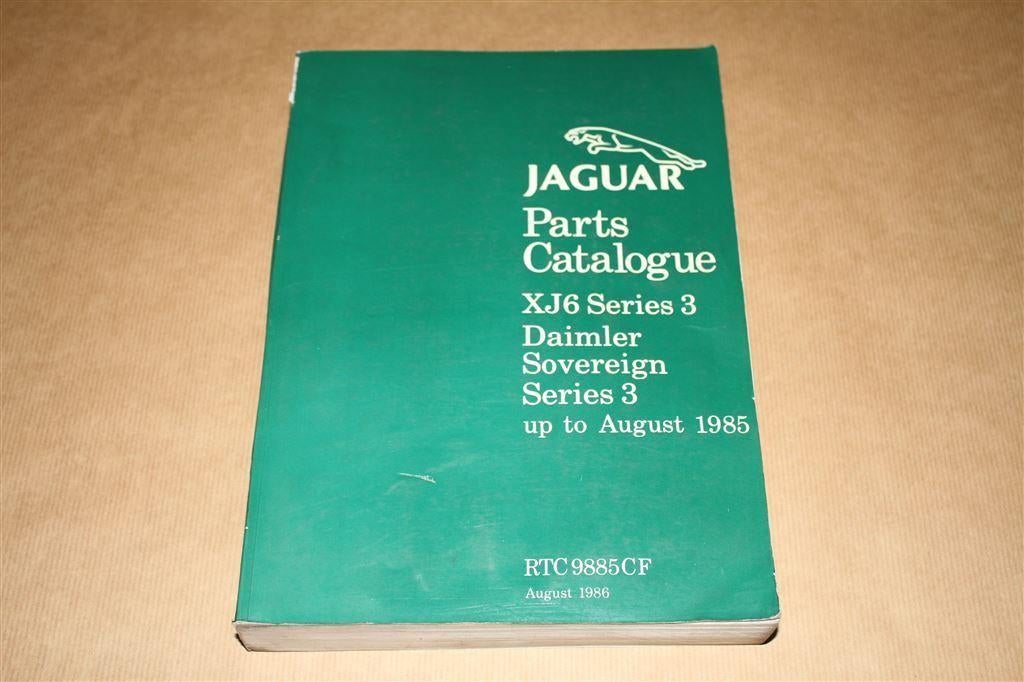 Jaguar Parts Catalogue XJ6 Series 3, Auto diversen, Handleidingen en Instructieboekjes, Ophalen of Verzenden
